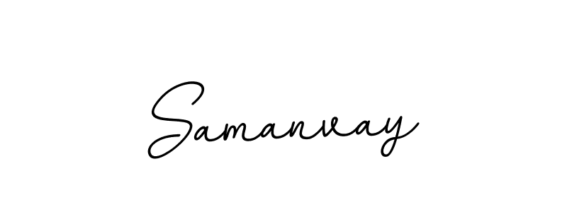 Create a beautiful signature design for name Samanvay. With this signature (BallpointsItalic-DORy9) fonts, you can make a handwritten signature for free. Samanvay signature style 11 images and pictures png