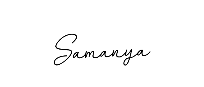 Also we have Samanya name is the best signature style. Create professional handwritten signature collection using BallpointsItalic-DORy9 autograph style. Samanya signature style 11 images and pictures png