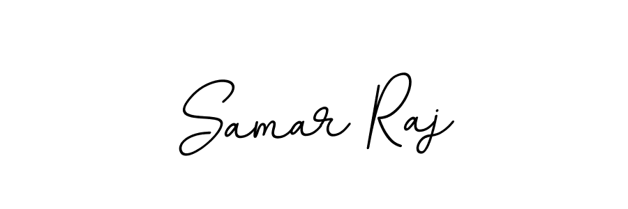 Create a beautiful signature design for name Samar Raj. With this signature (BallpointsItalic-DORy9) fonts, you can make a handwritten signature for free. Samar Raj signature style 11 images and pictures png