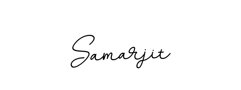 Samarjit stylish signature style. Best Handwritten Sign (BallpointsItalic-DORy9) for my name. Handwritten Signature Collection Ideas for my name Samarjit. Samarjit signature style 11 images and pictures png