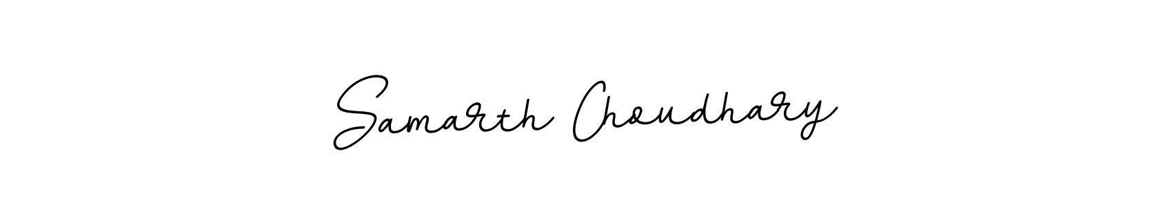 Use a signature maker to create a handwritten signature online. With this signature software, you can design (BallpointsItalic-DORy9) your own signature for name Samarth Choudhary. Samarth Choudhary signature style 11 images and pictures png