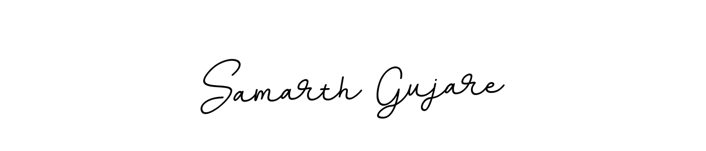Use a signature maker to create a handwritten signature online. With this signature software, you can design (BallpointsItalic-DORy9) your own signature for name Samarth Gujare. Samarth Gujare signature style 11 images and pictures png