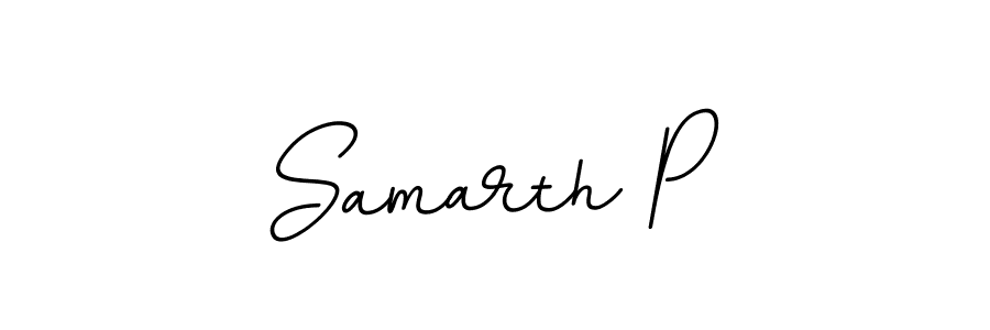 This is the best signature style for the Samarth P name. Also you like these signature font (BallpointsItalic-DORy9). Mix name signature. Samarth P signature style 11 images and pictures png