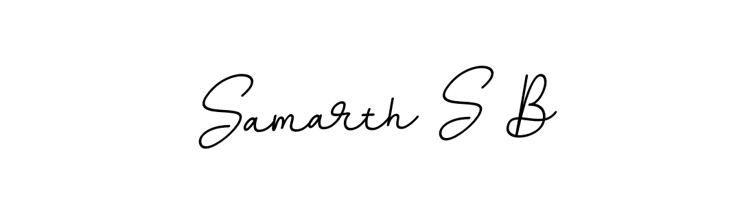 You can use this online signature creator to create a handwritten signature for the name Samarth S B. This is the best online autograph maker. Samarth S B signature style 11 images and pictures png