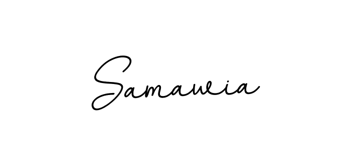 Create a beautiful signature design for name Samawia. With this signature (BallpointsItalic-DORy9) fonts, you can make a handwritten signature for free. Samawia signature style 11 images and pictures png