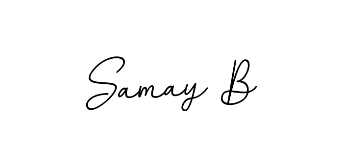 Check out images of Autograph of Samay B name. Actor Samay B Signature Style. BallpointsItalic-DORy9 is a professional sign style online. Samay B signature style 11 images and pictures png