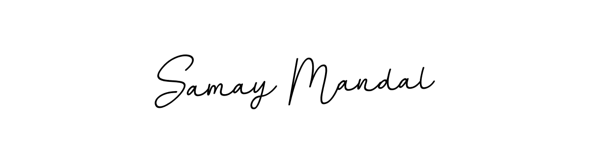 How to Draw Samay Mandal signature style? BallpointsItalic-DORy9 is a latest design signature styles for name Samay Mandal. Samay Mandal signature style 11 images and pictures png