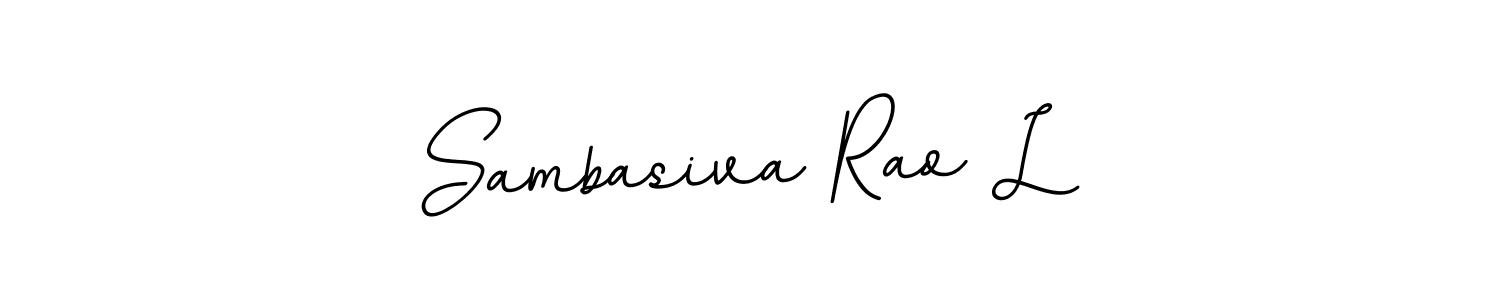 Make a beautiful signature design for name Sambasiva Rao L. Use this online signature maker to create a handwritten signature for free. Sambasiva Rao L signature style 11 images and pictures png