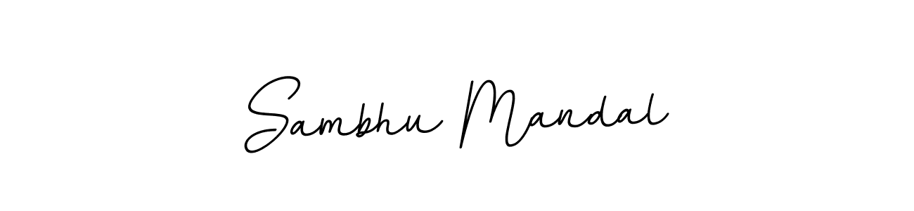 Make a beautiful signature design for name Sambhu Mandal. With this signature (BallpointsItalic-DORy9) style, you can create a handwritten signature for free. Sambhu Mandal signature style 11 images and pictures png