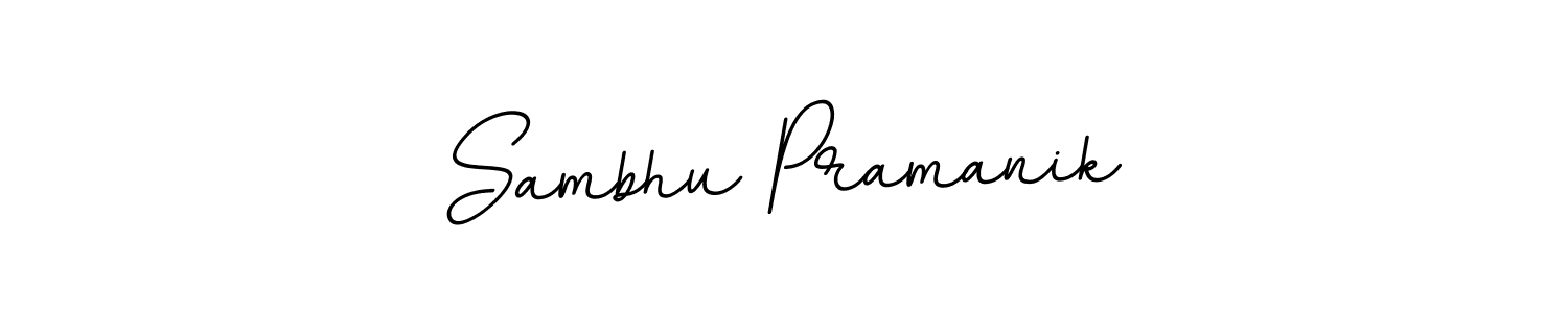 How to make Sambhu Pramanik signature? BallpointsItalic-DORy9 is a professional autograph style. Create handwritten signature for Sambhu Pramanik name. Sambhu Pramanik signature style 11 images and pictures png