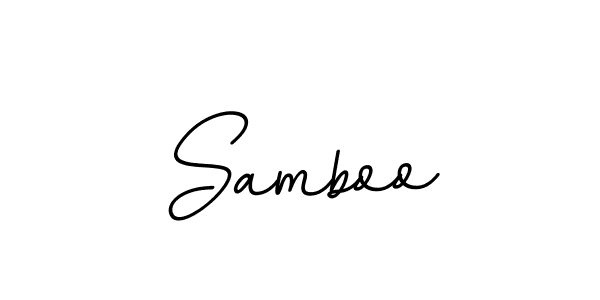 BallpointsItalic-DORy9 is a professional signature style that is perfect for those who want to add a touch of class to their signature. It is also a great choice for those who want to make their signature more unique. Get Samboo name to fancy signature for free. Samboo signature style 11 images and pictures png