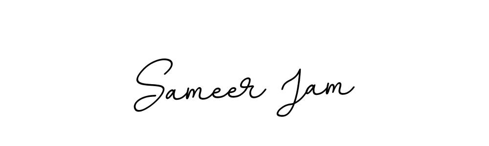 Use a signature maker to create a handwritten signature online. With this signature software, you can design (BallpointsItalic-DORy9) your own signature for name Sameer Jam. Sameer Jam signature style 11 images and pictures png