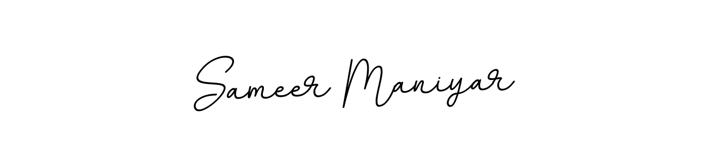 The best way (BallpointsItalic-DORy9) to make a short signature is to pick only two or three words in your name. The name Sameer Maniyar include a total of six letters. For converting this name. Sameer Maniyar signature style 11 images and pictures png