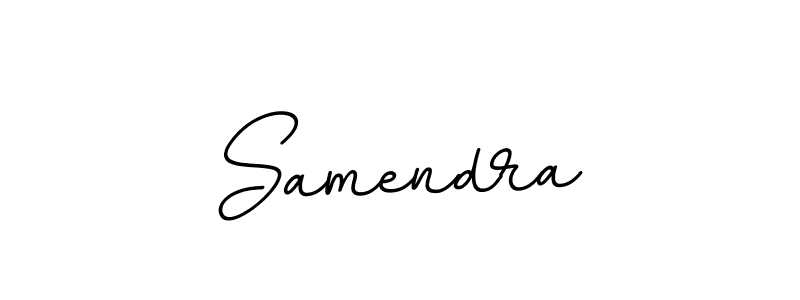 It looks lik you need a new signature style for name Samendra. Design unique handwritten (BallpointsItalic-DORy9) signature with our free signature maker in just a few clicks. Samendra signature style 11 images and pictures png