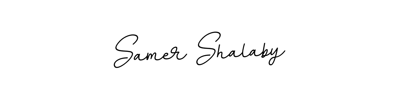 Samer Shalaby stylish signature style. Best Handwritten Sign (BallpointsItalic-DORy9) for my name. Handwritten Signature Collection Ideas for my name Samer Shalaby. Samer Shalaby signature style 11 images and pictures png