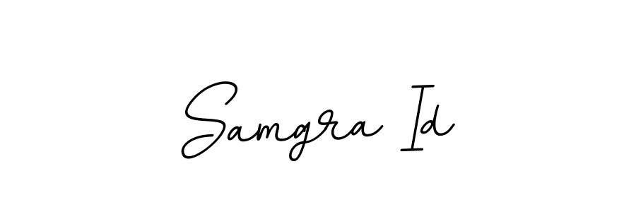 Design your own signature with our free online signature maker. With this signature software, you can create a handwritten (BallpointsItalic-DORy9) signature for name Samgra Id. Samgra Id signature style 11 images and pictures png
