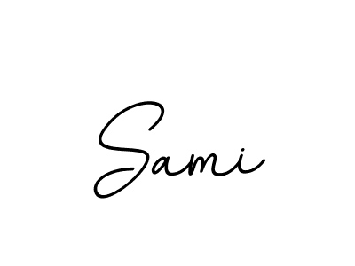 The best way (BallpointsItalic-DORy9) to make a short signature is to pick only two or three words in your name. The name Sami include a total of six letters. For converting this name. Sami signature style 11 images and pictures png