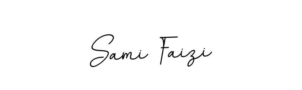 Design your own signature with our free online signature maker. With this signature software, you can create a handwritten (BallpointsItalic-DORy9) signature for name Sami Faizi. Sami Faizi signature style 11 images and pictures png