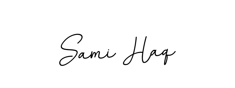 How to make Sami Haq signature? BallpointsItalic-DORy9 is a professional autograph style. Create handwritten signature for Sami Haq name. Sami Haq signature style 11 images and pictures png