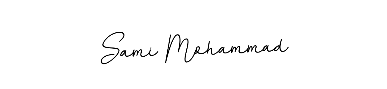 Create a beautiful signature design for name Sami Mohammad. With this signature (BallpointsItalic-DORy9) fonts, you can make a handwritten signature for free. Sami Mohammad signature style 11 images and pictures png
