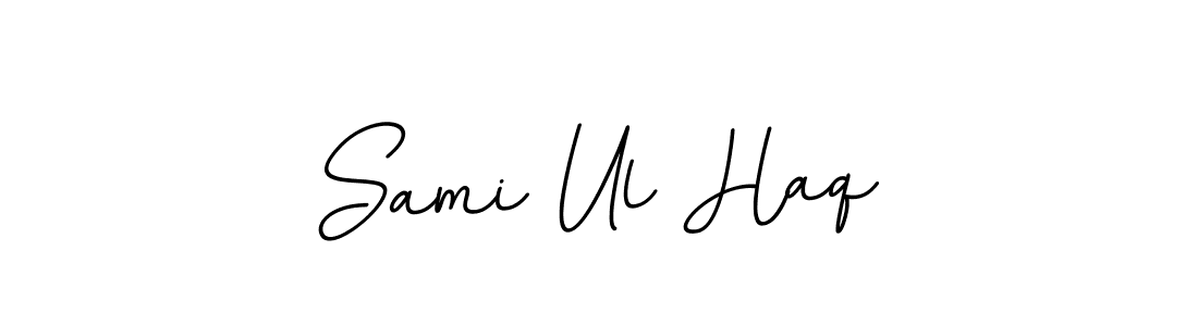 Also You can easily find your signature by using the search form. We will create Sami Ul Haq name handwritten signature images for you free of cost using BallpointsItalic-DORy9 sign style. Sami Ul Haq signature style 11 images and pictures png