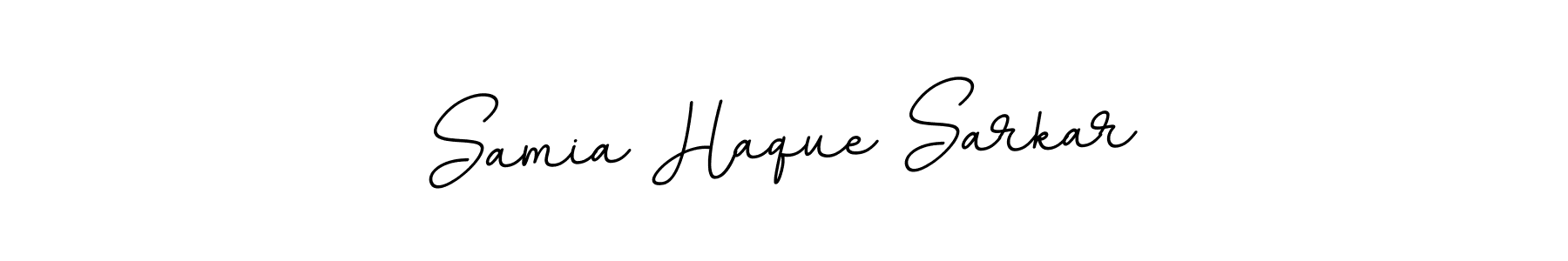 Use a signature maker to create a handwritten signature online. With this signature software, you can design (BallpointsItalic-DORy9) your own signature for name Samia Haque Sarkar. Samia Haque Sarkar signature style 11 images and pictures png