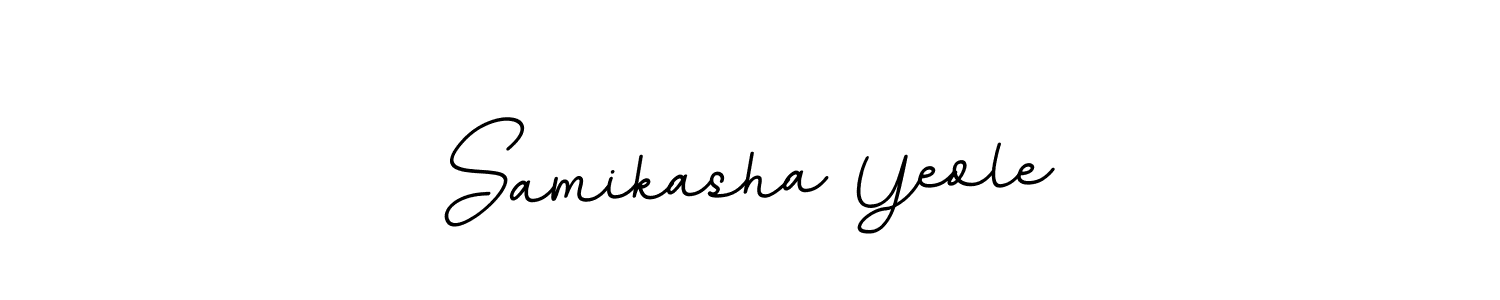 How to Draw Samikasha Yeole signature style? BallpointsItalic-DORy9 is a latest design signature styles for name Samikasha Yeole. Samikasha Yeole signature style 11 images and pictures png