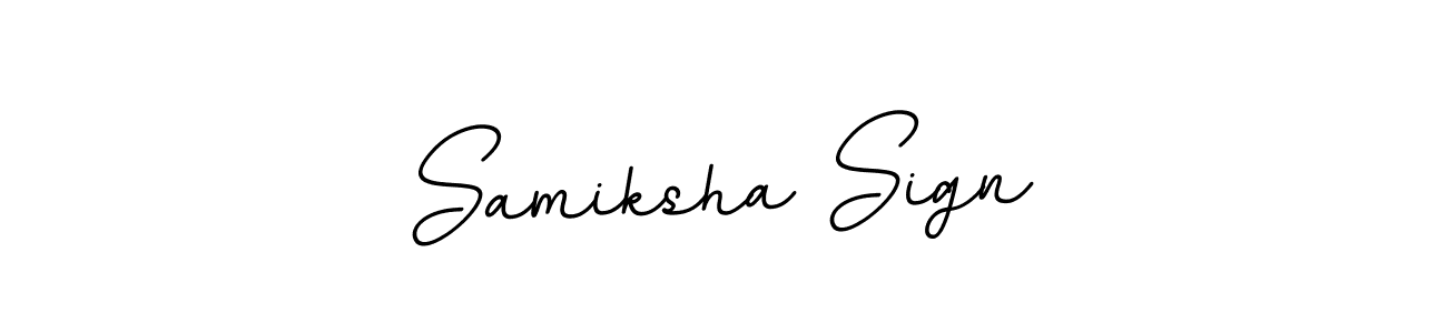 You should practise on your own different ways (BallpointsItalic-DORy9) to write your name (Samiksha Sign) in signature. don't let someone else do it for you. Samiksha Sign signature style 11 images and pictures png