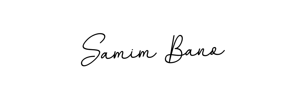 Check out images of Autograph of Samim Bano name. Actor Samim Bano Signature Style. BallpointsItalic-DORy9 is a professional sign style online. Samim Bano signature style 11 images and pictures png