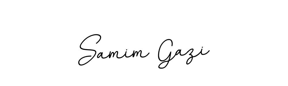 It looks lik you need a new signature style for name Samim Gazi. Design unique handwritten (BallpointsItalic-DORy9) signature with our free signature maker in just a few clicks. Samim Gazi signature style 11 images and pictures png