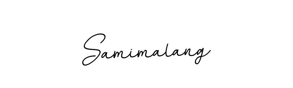 Create a beautiful signature design for name Samimalang. With this signature (BallpointsItalic-DORy9) fonts, you can make a handwritten signature for free. Samimalang signature style 11 images and pictures png