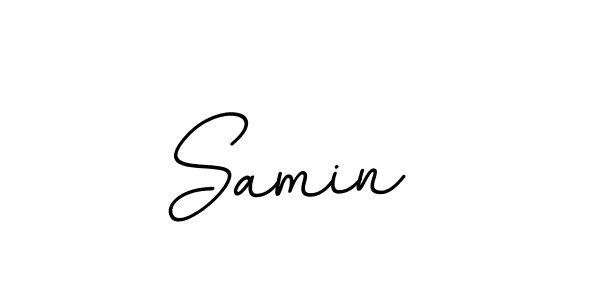 How to make Samin  signature? BallpointsItalic-DORy9 is a professional autograph style. Create handwritten signature for Samin  name. Samin  signature style 11 images and pictures png