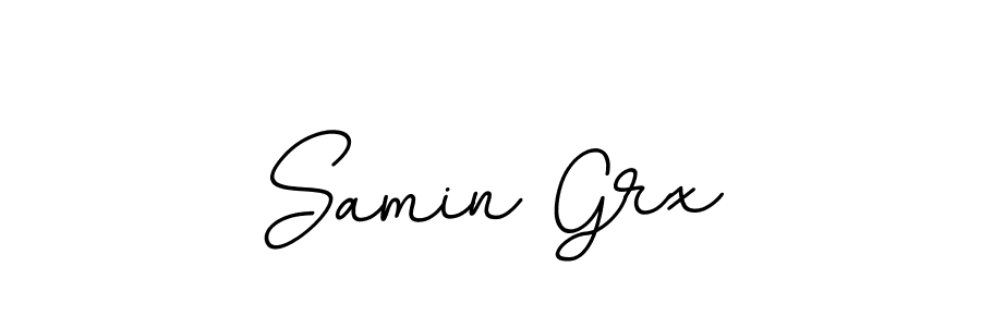The best way (BallpointsItalic-DORy9) to make a short signature is to pick only two or three words in your name. The name Samin Grx include a total of six letters. For converting this name. Samin Grx signature style 11 images and pictures png