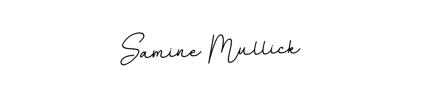 Samine Mullick stylish signature style. Best Handwritten Sign (BallpointsItalic-DORy9) for my name. Handwritten Signature Collection Ideas for my name Samine Mullick. Samine Mullick signature style 11 images and pictures png