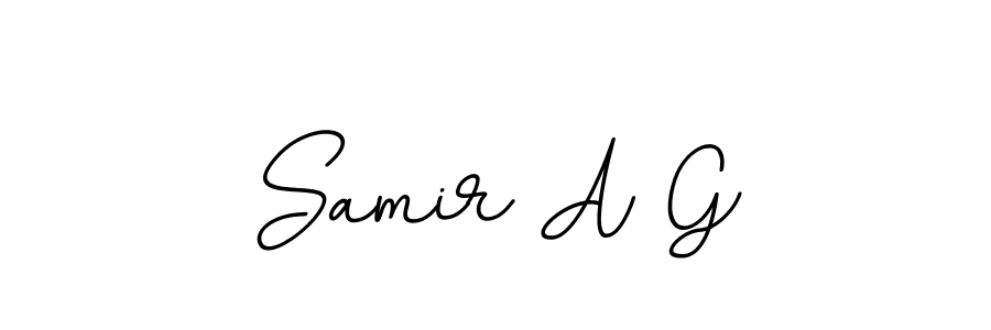 Make a short Samir A G signature style. Manage your documents anywhere anytime using BallpointsItalic-DORy9. Create and add eSignatures, submit forms, share and send files easily. Samir A G signature style 11 images and pictures png