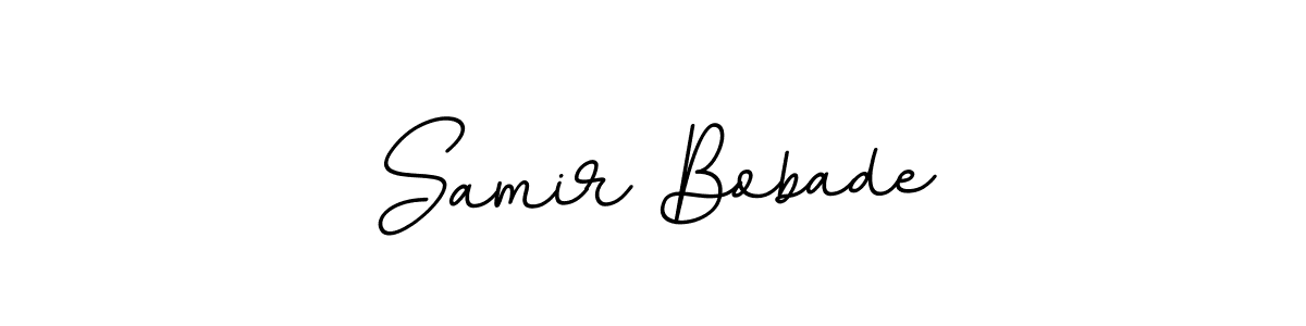 BallpointsItalic-DORy9 is a professional signature style that is perfect for those who want to add a touch of class to their signature. It is also a great choice for those who want to make their signature more unique. Get Samir Bobade name to fancy signature for free. Samir Bobade signature style 11 images and pictures png