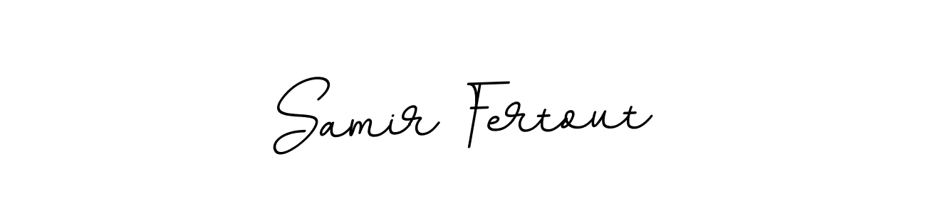 if you are searching for the best signature style for your name Samir Fertout. so please give up your signature search. here we have designed multiple signature styles  using BallpointsItalic-DORy9. Samir Fertout signature style 11 images and pictures png