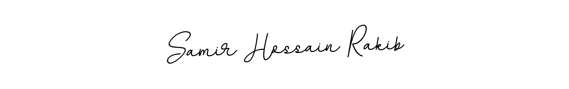 Create a beautiful signature design for name Samir Hossain Rakib. With this signature (BallpointsItalic-DORy9) fonts, you can make a handwritten signature for free. Samir Hossain Rakib signature style 11 images and pictures png