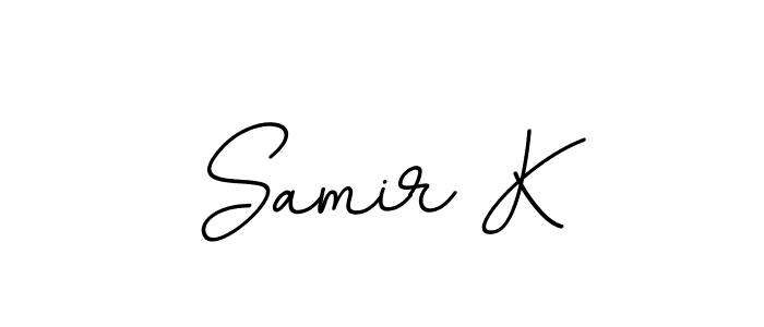How to make Samir K signature? BallpointsItalic-DORy9 is a professional autograph style. Create handwritten signature for Samir K name. Samir K signature style 11 images and pictures png