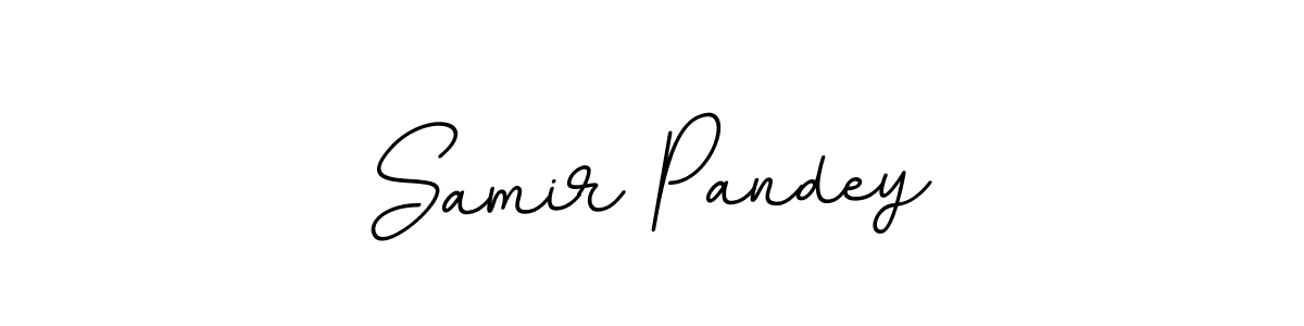 if you are searching for the best signature style for your name Samir Pandey. so please give up your signature search. here we have designed multiple signature styles  using BallpointsItalic-DORy9. Samir Pandey signature style 11 images and pictures png