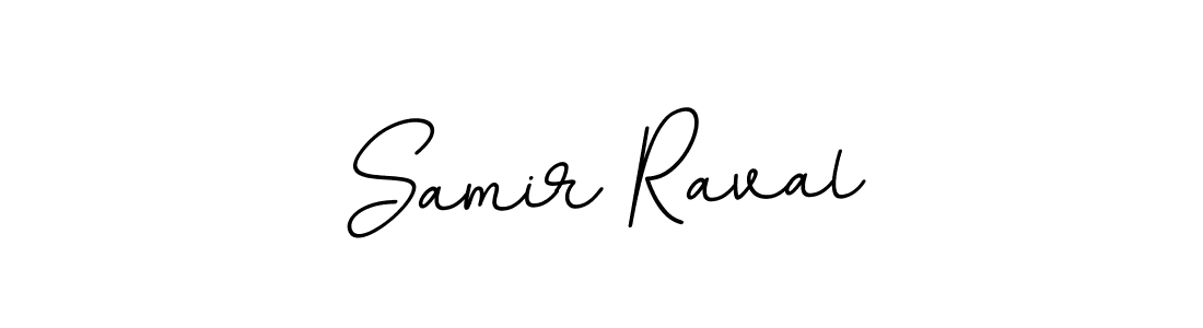 Make a beautiful signature design for name Samir Raval. With this signature (BallpointsItalic-DORy9) style, you can create a handwritten signature for free. Samir Raval signature style 11 images and pictures png