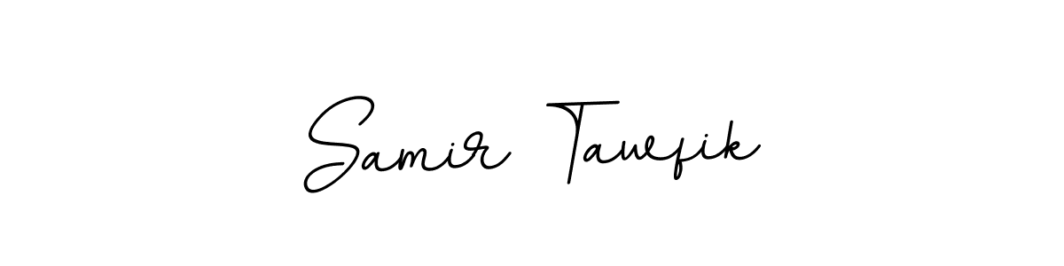 This is the best signature style for the Samir Tawfik name. Also you like these signature font (BallpointsItalic-DORy9). Mix name signature. Samir Tawfik signature style 11 images and pictures png