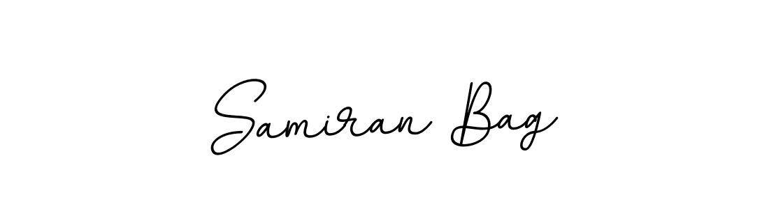 You can use this online signature creator to create a handwritten signature for the name Samiran Bag. This is the best online autograph maker. Samiran Bag signature style 11 images and pictures png