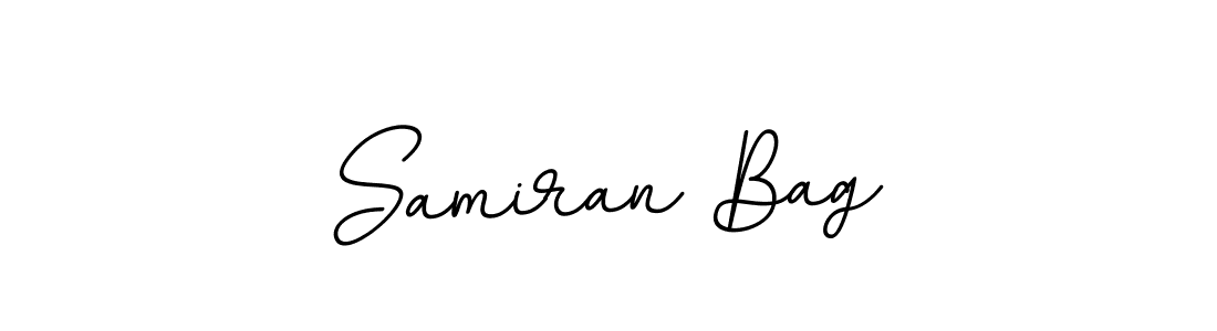 Make a beautiful signature design for name Samiran Bag. Use this online signature maker to create a handwritten signature for free. Samiran Bag signature style 11 images and pictures png
