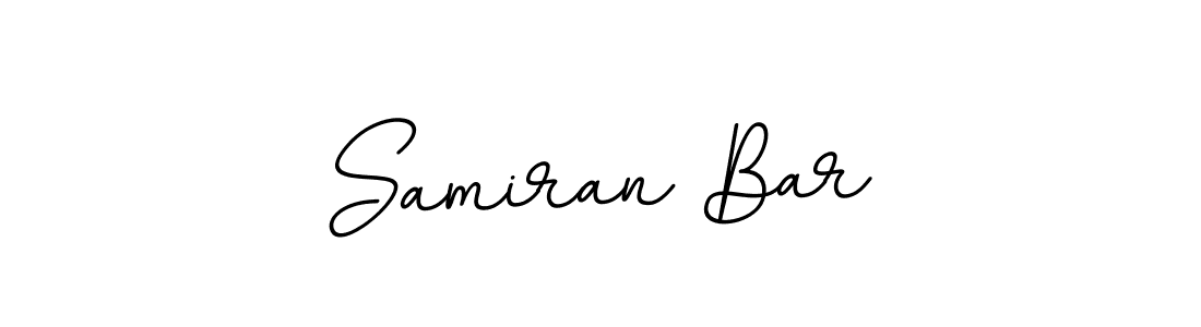 Make a beautiful signature design for name Samiran Bar. With this signature (BallpointsItalic-DORy9) style, you can create a handwritten signature for free. Samiran Bar signature style 11 images and pictures png
