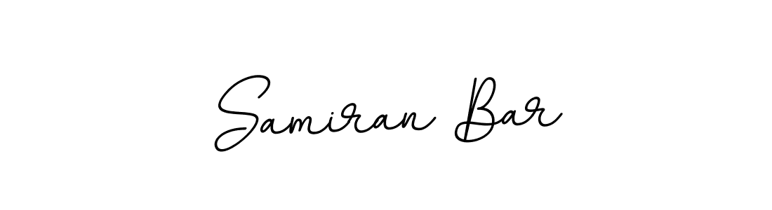 Make a beautiful signature design for name Samiran Bar. With this signature (BallpointsItalic-DORy9) style, you can create a handwritten signature for free. Samiran Bar signature style 11 images and pictures png