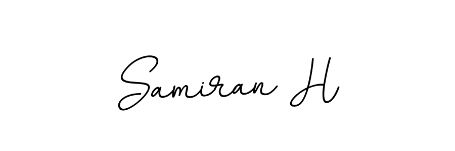 How to Draw Samiran H signature style? BallpointsItalic-DORy9 is a latest design signature styles for name Samiran H. Samiran H signature style 11 images and pictures png