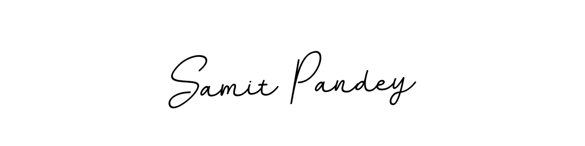Design your own signature with our free online signature maker. With this signature software, you can create a handwritten (BallpointsItalic-DORy9) signature for name Samit Pandey. Samit Pandey signature style 11 images and pictures png