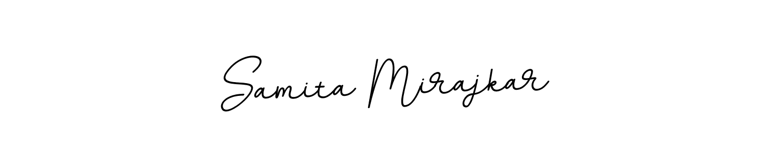 How to make Samita Mirajkar signature? BallpointsItalic-DORy9 is a professional autograph style. Create handwritten signature for Samita Mirajkar name. Samita Mirajkar signature style 11 images and pictures png