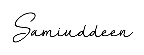 Personalize your online presence with Samiuddeen signature rendered in elegant BallpointsItalic-DORy9 font. Great for website footers and blogs. Samiuddeen signature style 11 images and pictures png